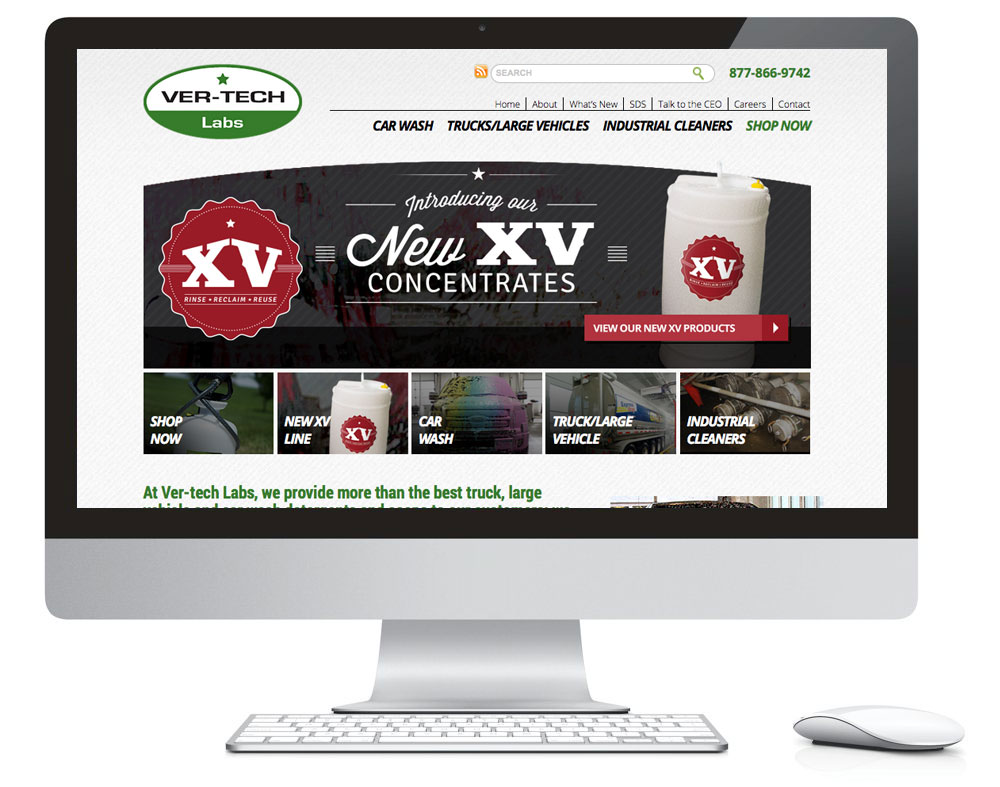 Ver-tech Labs website by Artbox Creative Studios