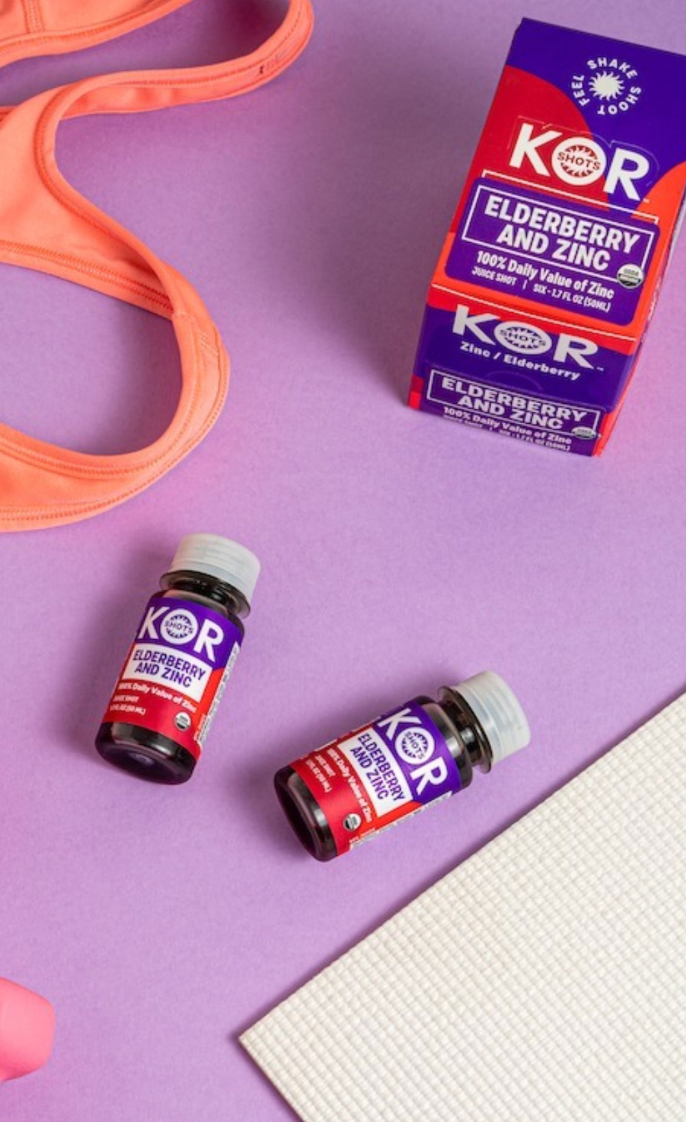 KOR Shots Elderberry Packaging